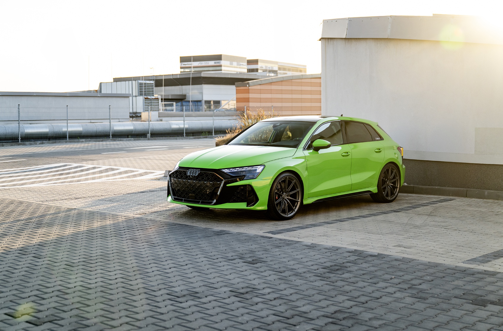 Audi RS3 on Vesser VSR2: Precision in Contrast article image